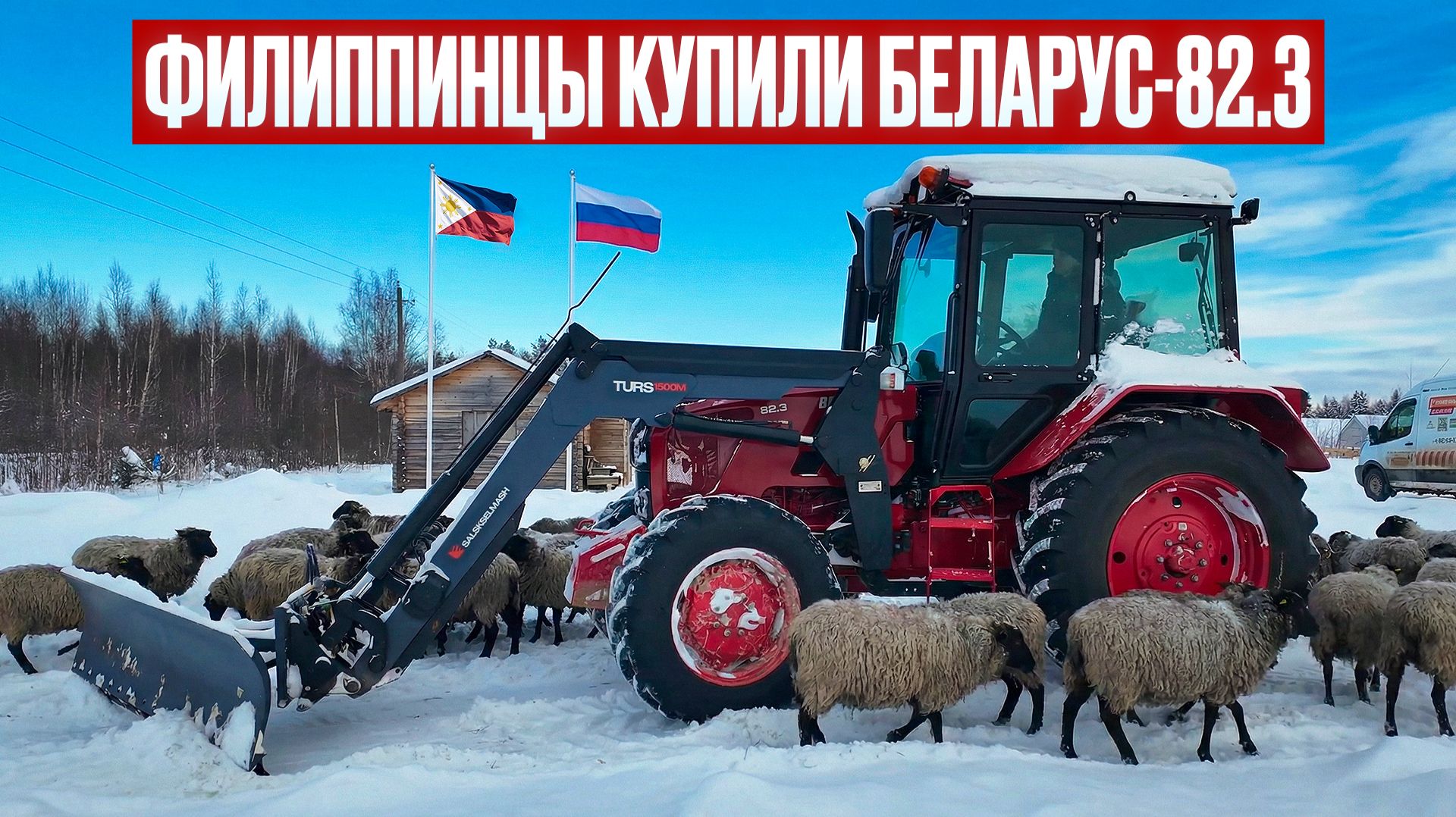 Филиппинцы купили Беларус-82.3 для овец. Первое ТО и ремонт смотреть онлайн