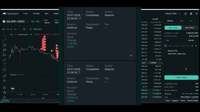 Арбитраж фондового рынка. +1220$ за одну сделку на спреде по Серебру. Сделка вип клиента
