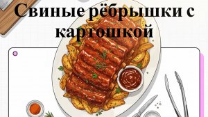 Как приготовить свиные ребрышки с картошкой