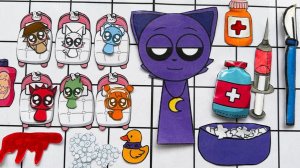 Спрунки CatNap 👶🏻трудности во время родов ✨ милые малышата ) бумажная история