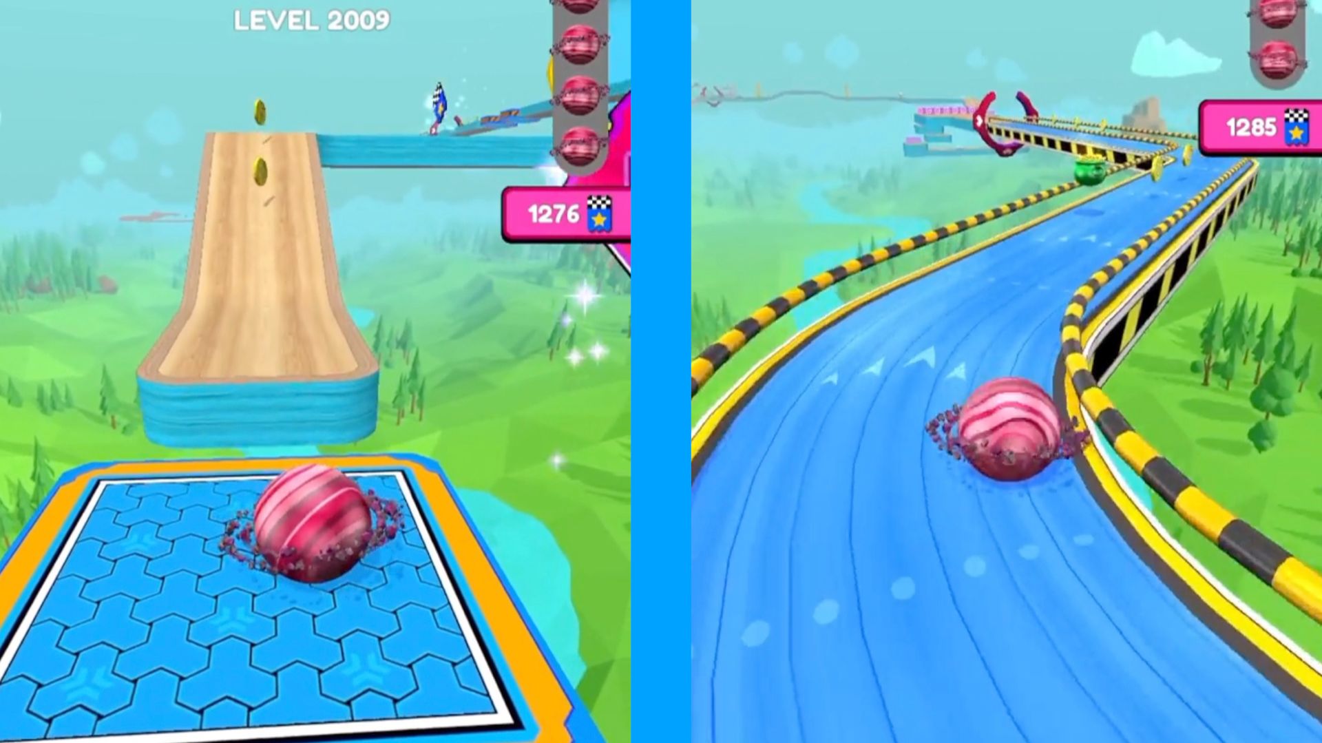 Going Balls  Super Speed run Gameplay New Update Level 2009 to 2012 Race Goal ball