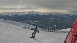 В горах Сочи открыли уникальный для страны сноупарк