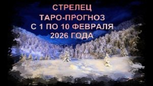 СТРЕЛЕЦ ТАРО-ПРОГНОЗ С 1 ПО 10 ФЕВРАЛЯ 2026 ГОДА