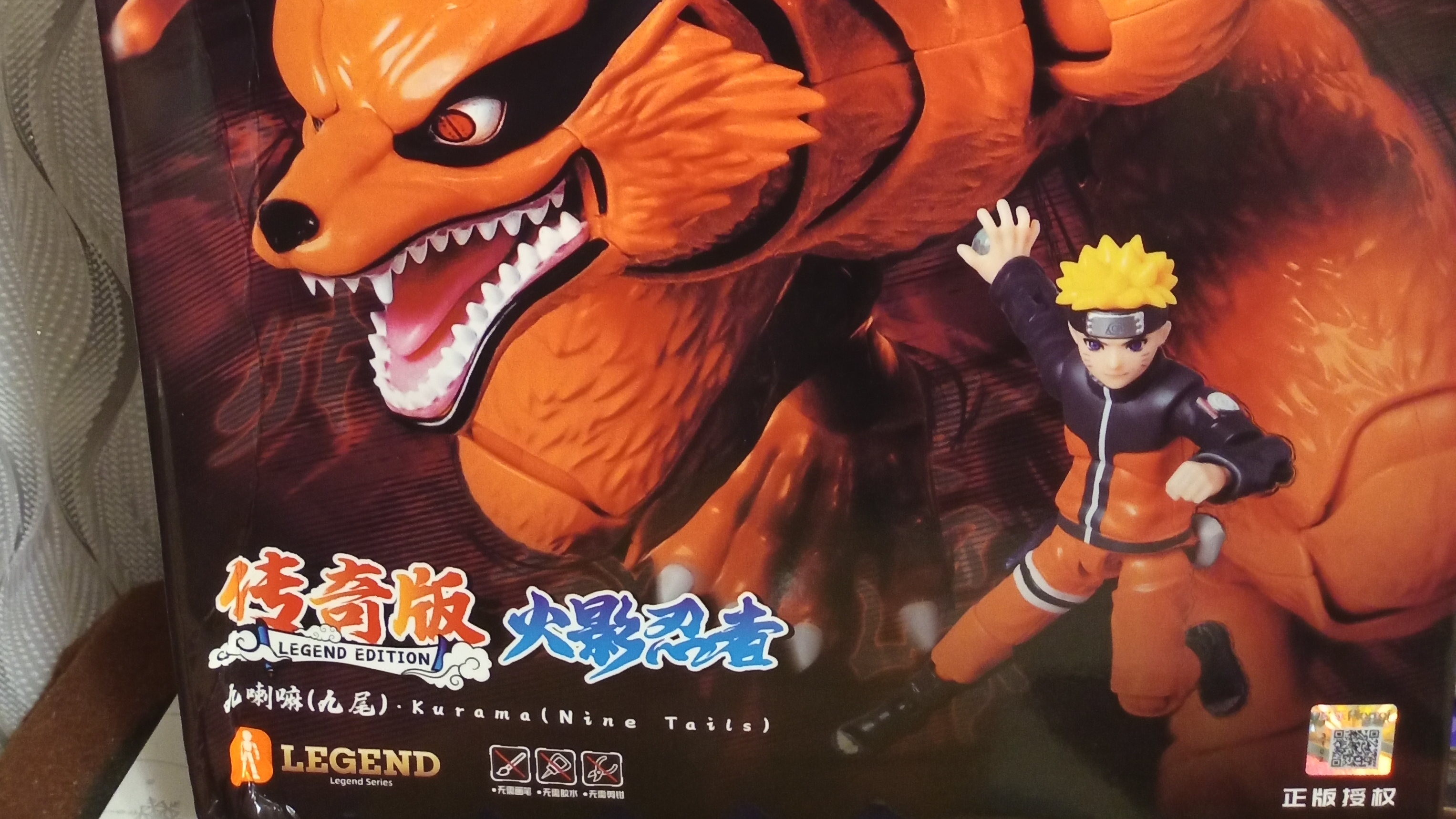 Новая Коллекционная фигурка Blokees Naruto Legend Edition с девятихвостой лисой, сборанная модель смотреть онлайн