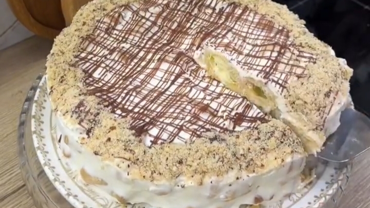 Торт «Дамские пальчики»...🍰☕😋