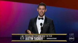 Best Moment of the Year Justin Tucker _ NFL Honors