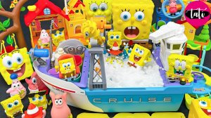 Играем в игрушки из мультика Спанч Боб. Мультфильм для детей. ASMR АСМР