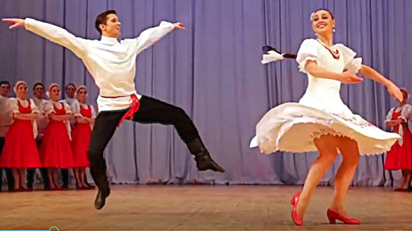 Танец "Лето". Балет Игоря Моисеева. #Танцы смотреть онлайн