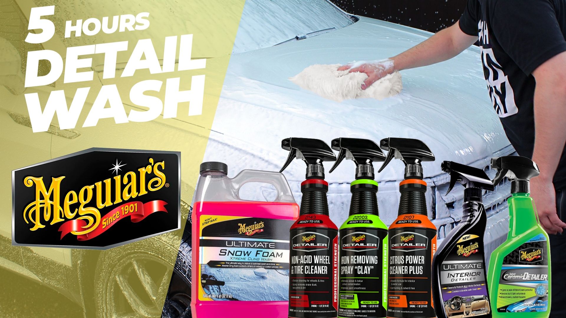 MEGUIARS DETAIL WASH. Как мыть машину на солнце?