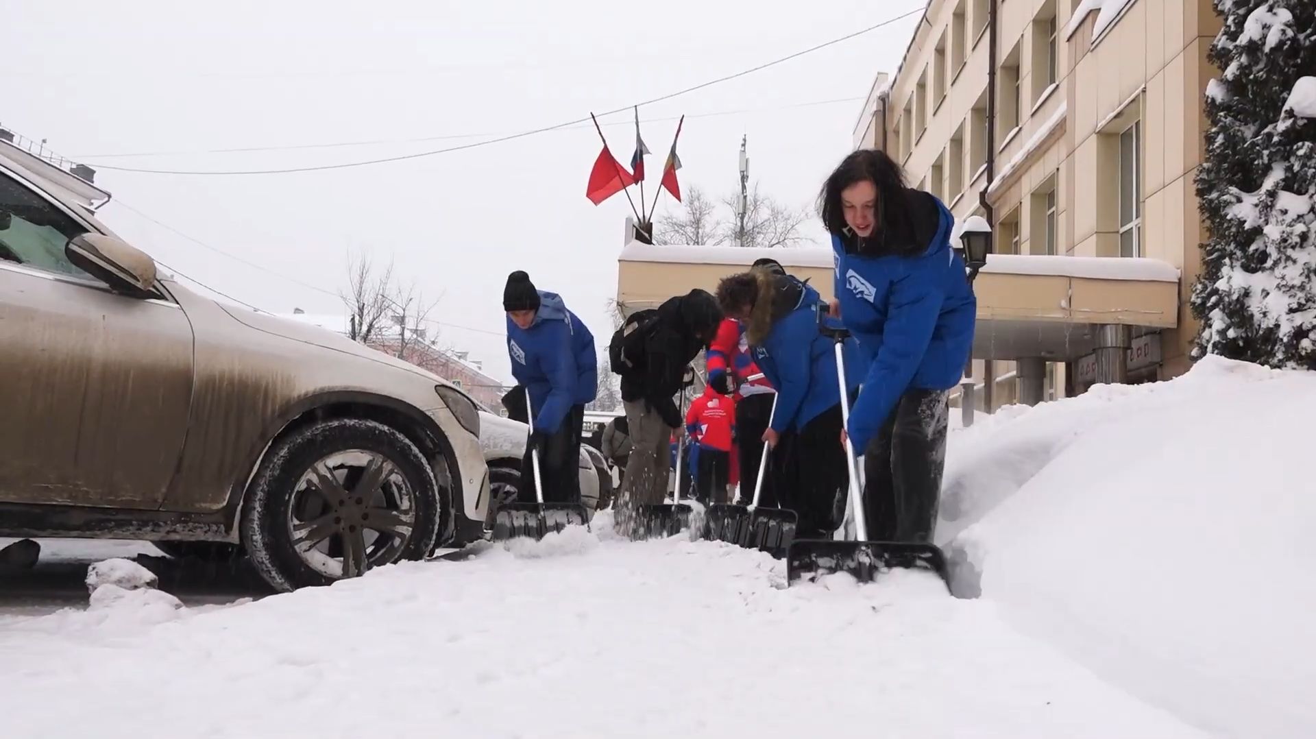 Борьба со снегом смотреть онлайн