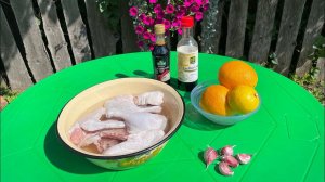 Утка с апельсинами и соевым соусом!