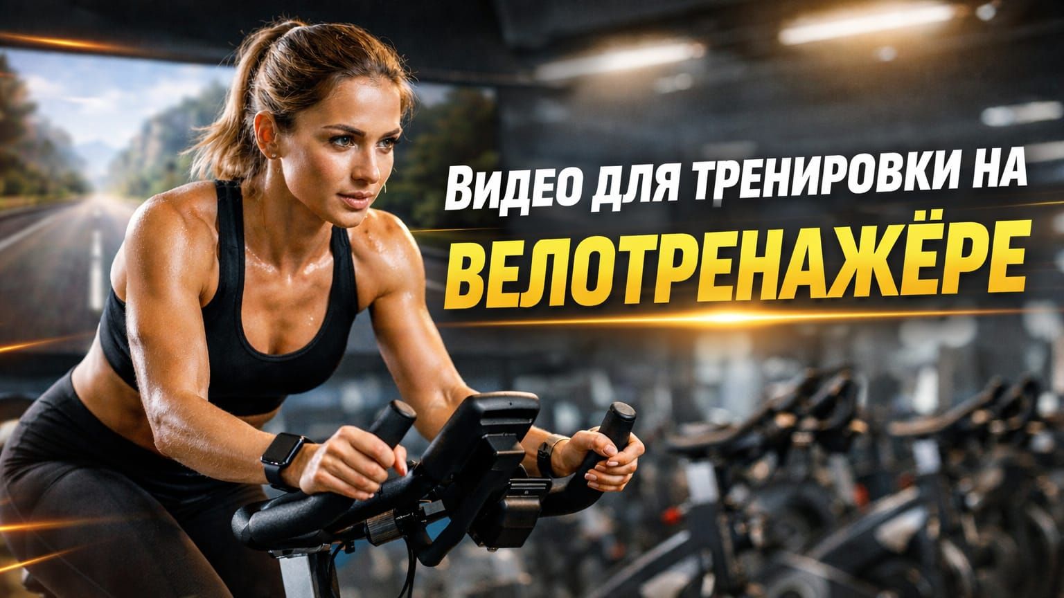 Видео для тренировки на велотренажёре. смотреть онлайн