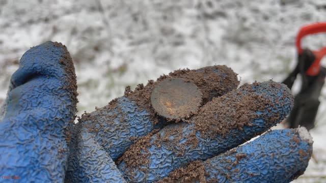 Копаю монеты в зимнем лесу. Коп с Garrett Vortex смотреть онлайн