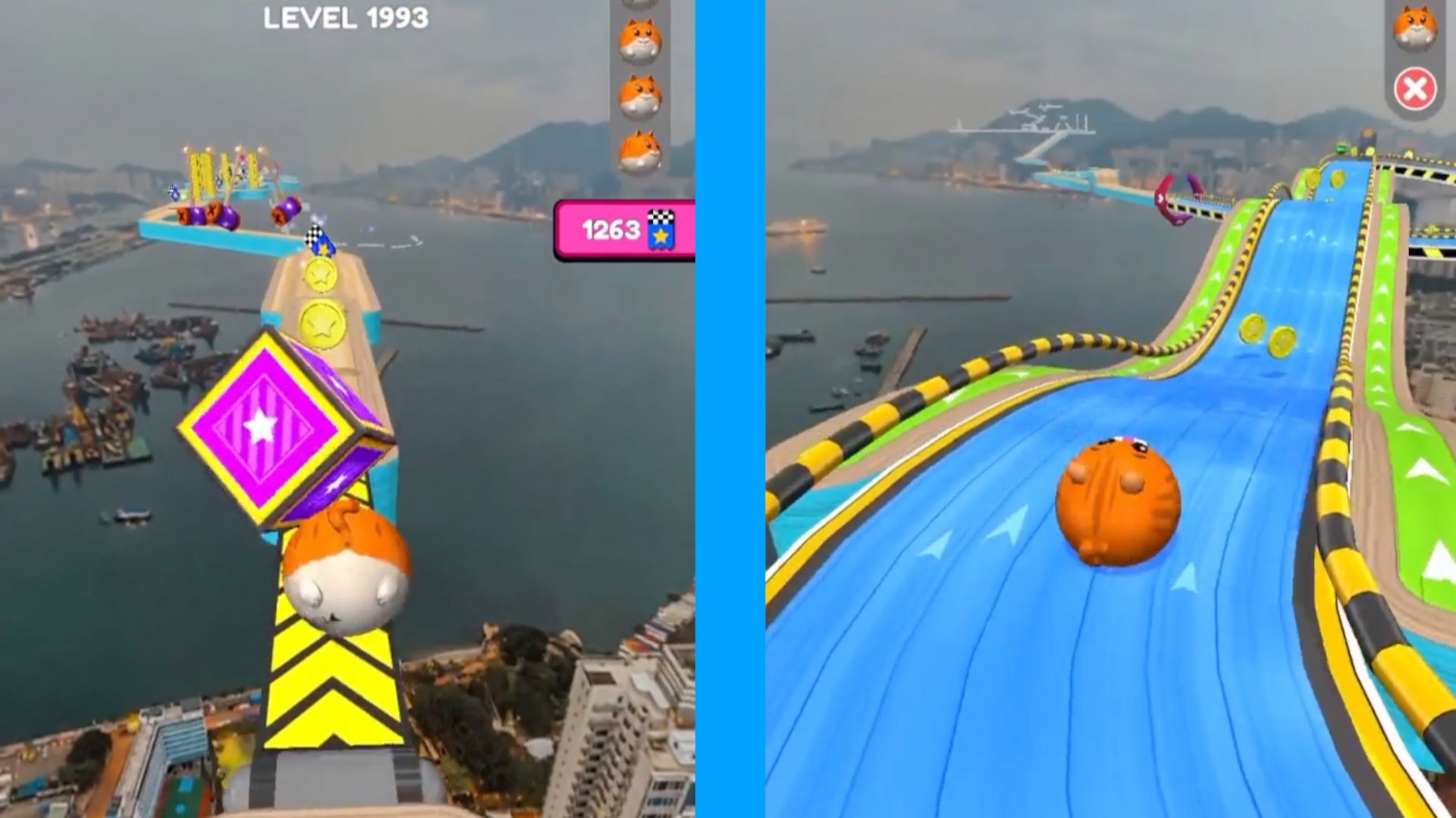 Going Balls Super Speed run Gameplay New Update Level 1993 to 1996 Goal ball Race смотреть онлайн