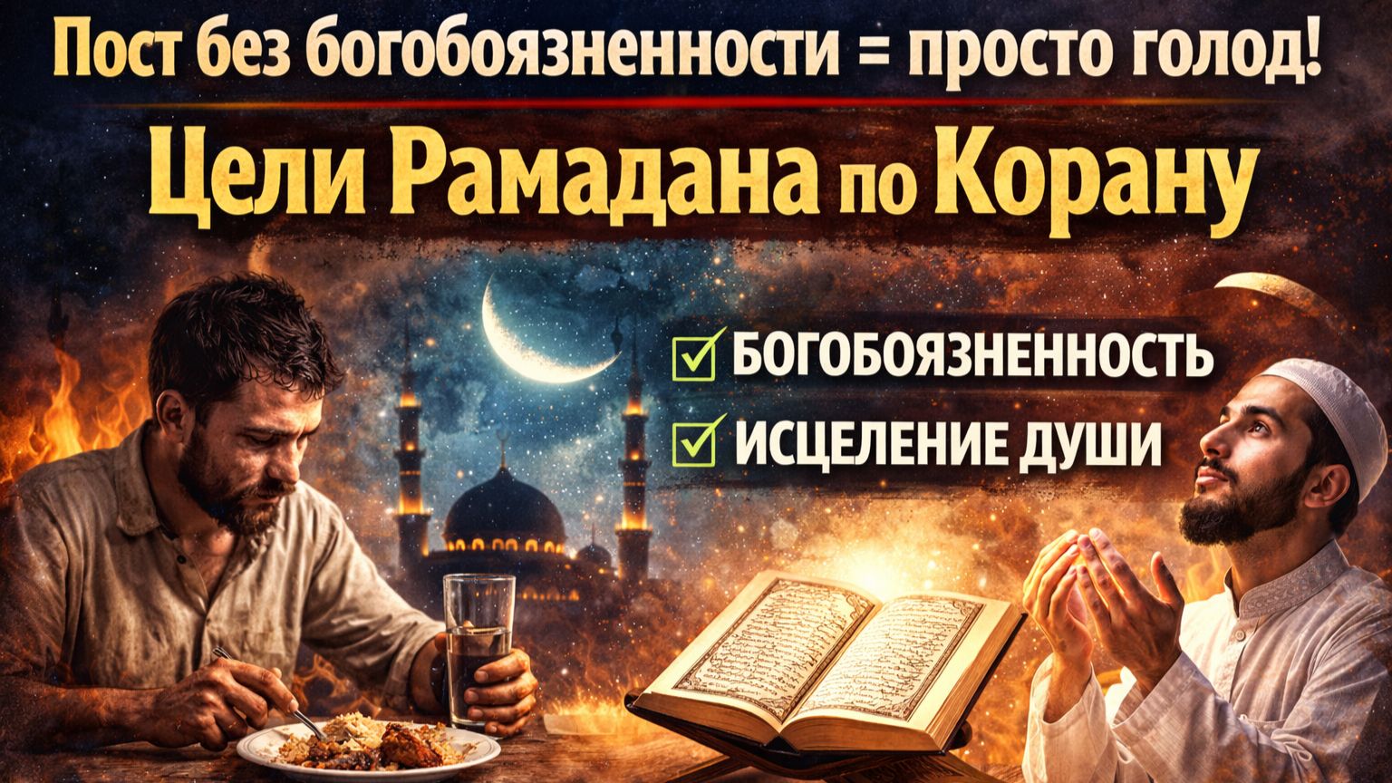 Что сказано в Коране о целях поста?