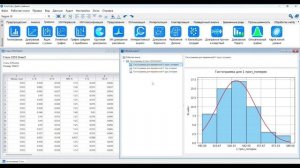 ПО СтатСофт - Построение гистограмм