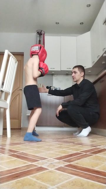 Отработка удара в живот