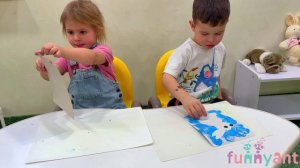 "Зайка" рисование у самых маленьких Funny Ant Malahovka