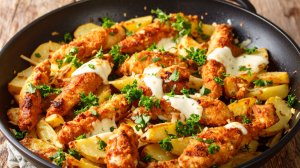 Забудьте про Сухое Филе! Сочная Курица с Картофелем в Пикантной Подливе