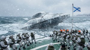 срочно Путину доложили, как на Аляске буксируют нло подводной лодкой.