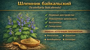 Шлемник байкальский (Scutellaria baicalensis)