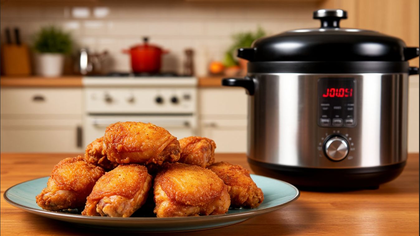 Жареные куриные бёдрышки в мультиварке: пошаговый рецепт.