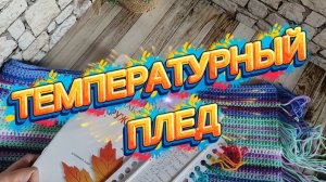 Вяжем "Температурный плед" // Январь