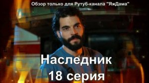 Впечатления от 18 серии турецкого сериала "Наследник"