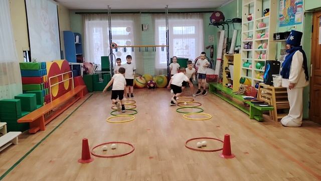 Тематическое мероприятие "День Снеговика" в детском саду смотреть онлайн