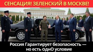 ЗЕЛЕНСКИЙ В МОСКВЕ ЗА 72 ЧАСА! Россия ГАРАНТИРУЕТ безопасность — но есть ОДНО условие