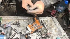 Получил запчасти Makita, Metabo, ремонт удара AEG KH24ie
