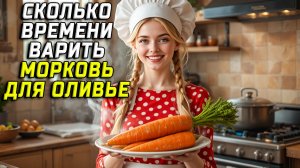 Сколько времени варить морковь для оливье