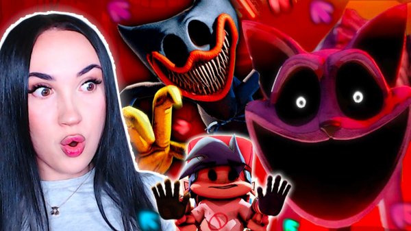 😱 ФНФ КОШМАРНЫЕ КЭТНЕП И ХАГГИ ВАГГИ ! FNF Poppy Playtime МОД ➤ FRIDAY NIGHT FUNKIN' Godsent Gaslit