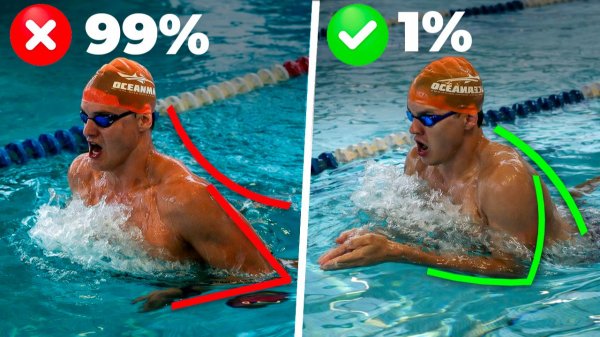 9 ХУДШИХ ошибок в брассе! | Техника плавания брассом | Школа плавания - Swim Rocket | Никита Кислов