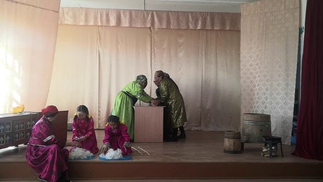 Ансамбль Алтаргана, с. Энхэ-Тала. Обряд