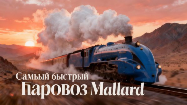 Самый быстрый паровоз Mallard