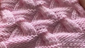 ШИКАРНЫЙ ОБЪЕМНЫЙ УЗОР СПИЦАМИ