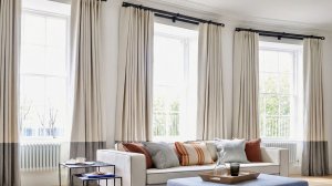 Монтаж двухрядного карниза Хай-тек