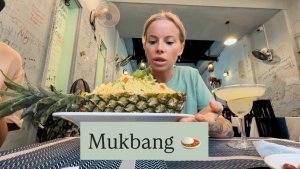 Сыто и пьяно в Ciao Vietnam ресторане🍛Нагуляли аппетит Объедаемся Мукбанг Рис в ананасе🍚Коктейли🍹