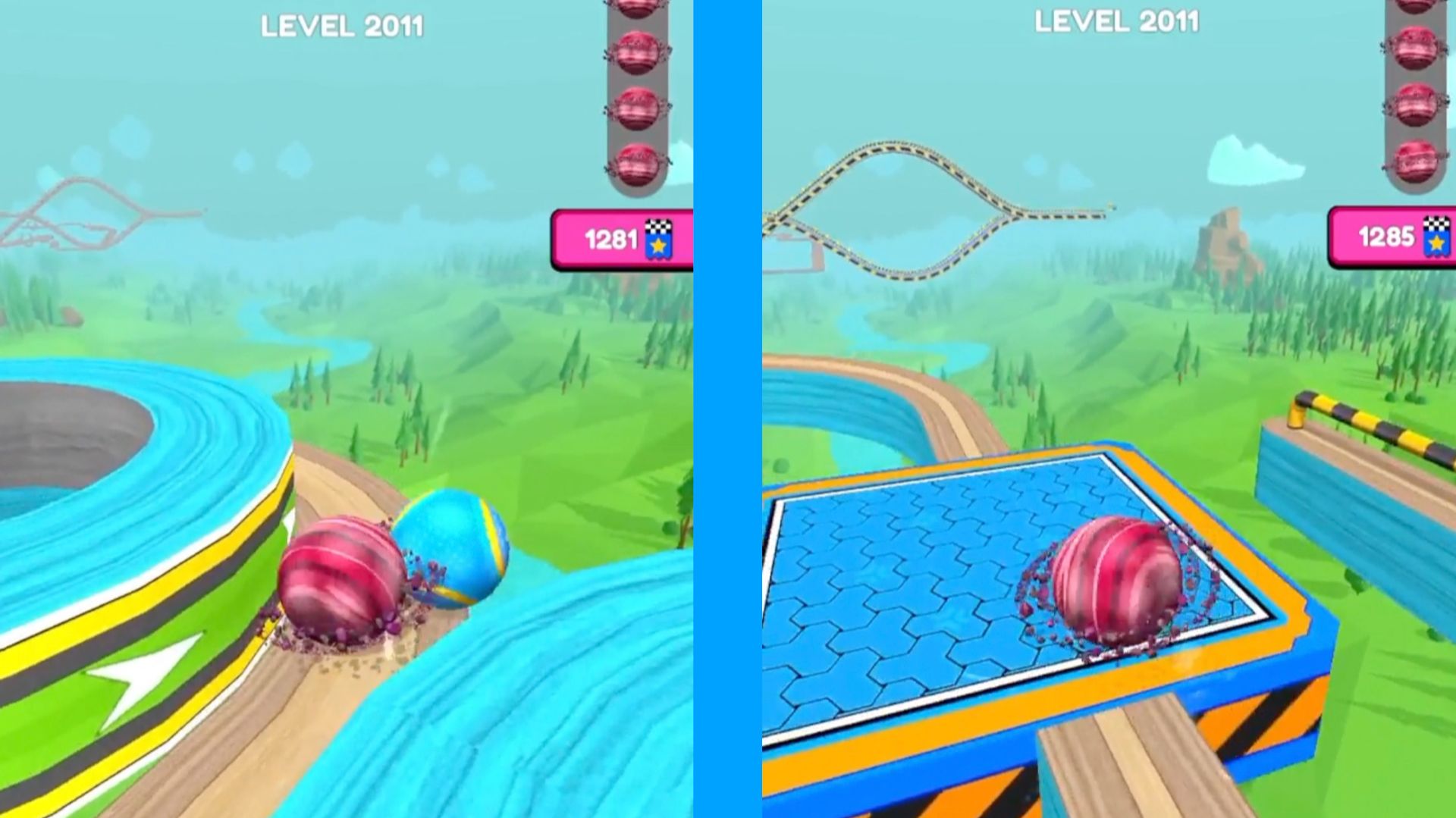 Going Balls  Super Speed run Gameplay New Update Level 2011