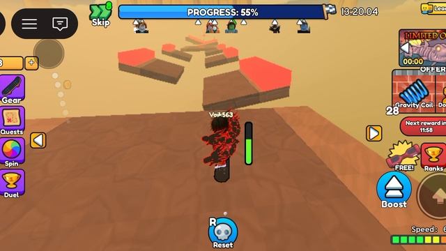 Играю в Skateboard Obby