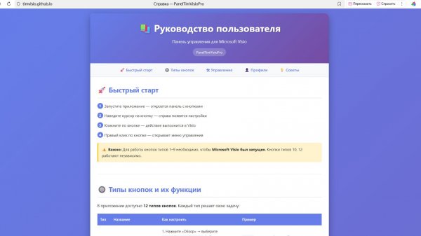Панель TimVisioPro. Обновление 1.0.4.
