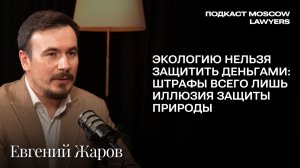 Подкаст Moscow Lawyers с Евгением Жаровым об экологическом праве и ответственности бизнеса
