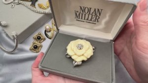 16. РАСПАКОВКА Винтажной бижутерии. Nolan Miller, Ervin Pearl, Anne Klein,GUESS и др.