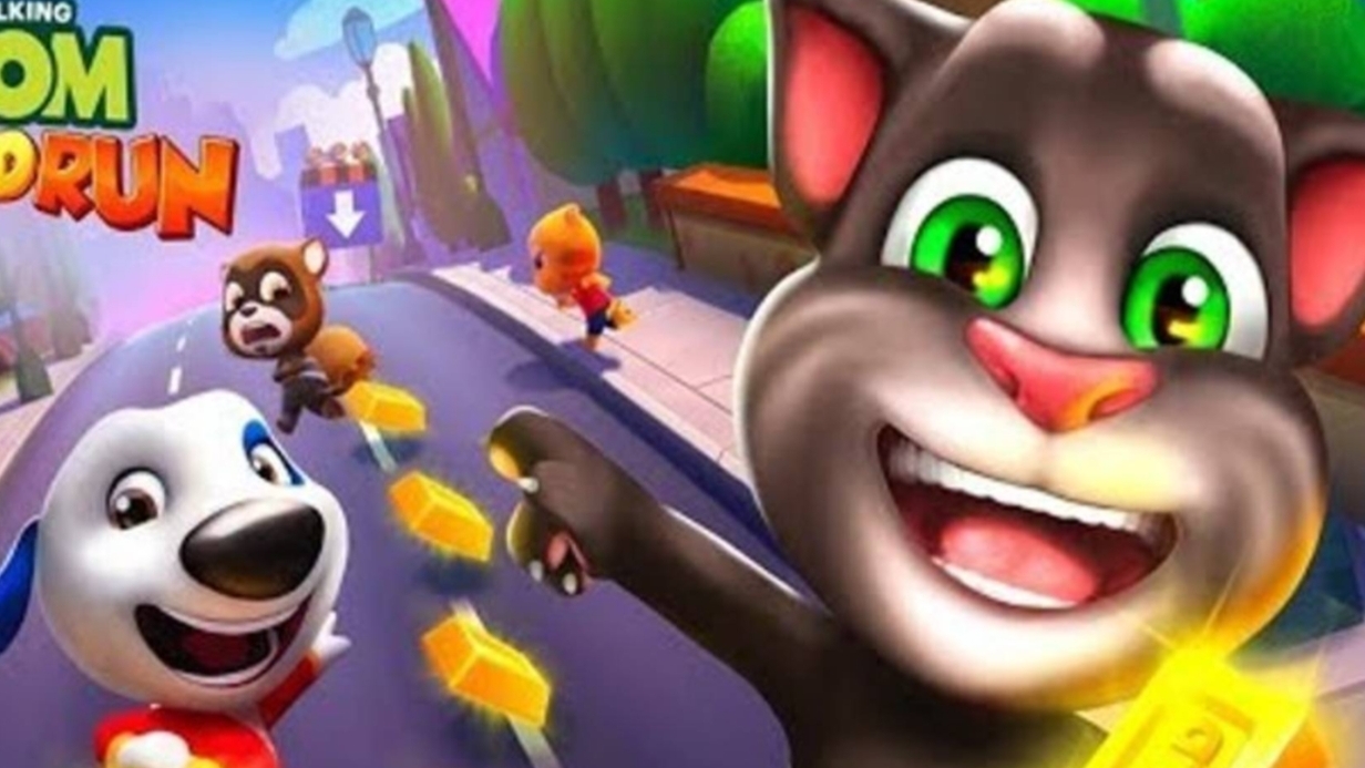 Говорящий Том бег за золотом.Бегите, прыгайте и мчитесь с Говорящим Томом в увлекательной погоне за смотреть онлайн