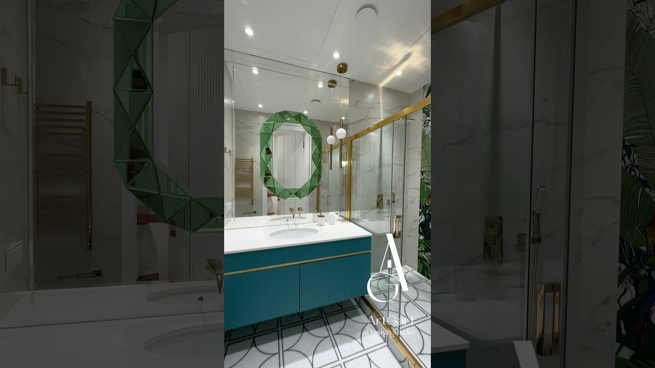 До и после! Яркий ремонт ванной #ремонтквартир #ремонтдома #ремонт #дизайндома #дизайнквартиры смотреть онлайн