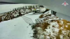 Поражение боевым расчетом центра «Рубикон» макета истребителя F-16ADV ВСУ