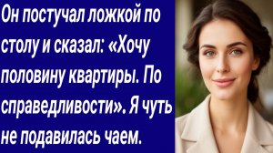 Истории со Смыслом/Он постучал ложкой по столу и сказал: «Хочу половину квартиры/Аудиорассказ