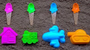 Учим Названия Цветов | Игрушечный Транспорт | Развивающий мультик | Учим Цвета и Цифры| Играем видео