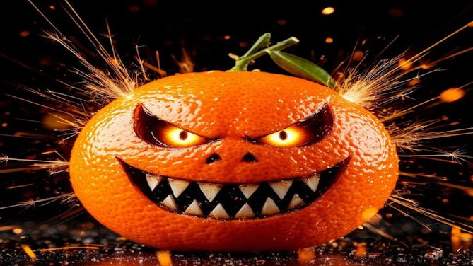 Пылающий мандарин